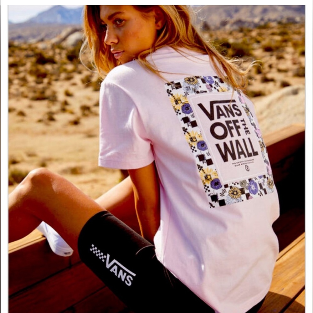 Pink vans shirt
